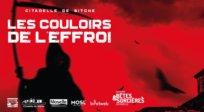 Billetterie / Ticketverkauf / couloirs de l'Effroi / Gänge des Grauens